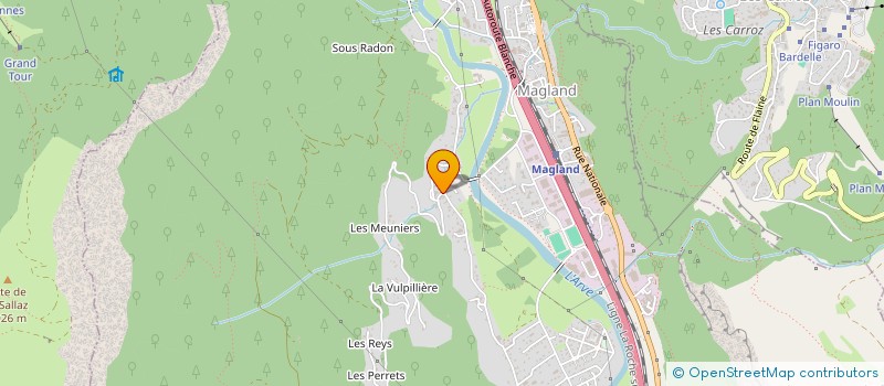 localisation de l'entreprise MADAME MARINE DELORME  MAGLAND