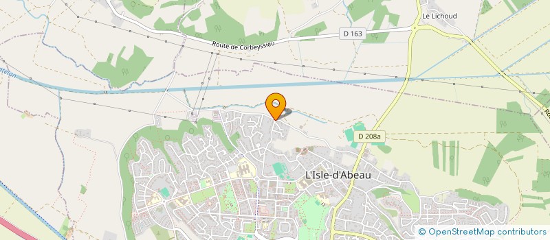 localisation de l'entreprise MADAME MARINE DELPLACE à L'ISLE-D'ABEAU