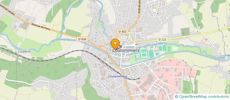 localisation de l'entreprise MADAME MARINE DELTOUR à COULOMMIERS
