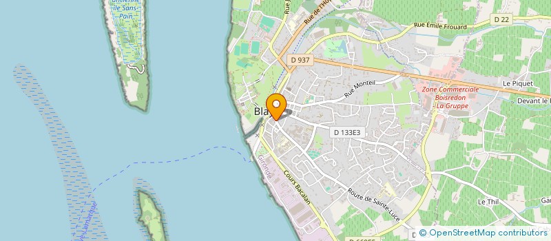 localisation de l'entreprise MADAME MARINE DENANCE  BLAYE