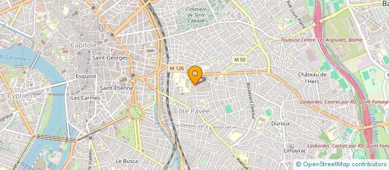 localisation de l'entreprise MADAME MARINE DENECE  TOULOUSE