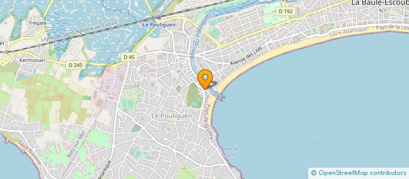 localisation de l'entreprise MADAME MARINE DENIGOT  LE POULIGUEN