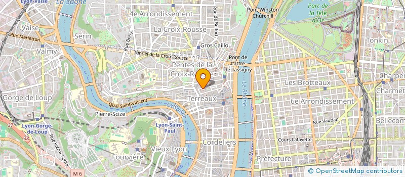 localisation de l'entreprise MADAME MARINE DENIS à LYON