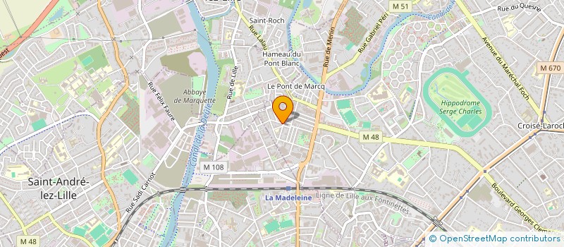 localisation de l'entreprise MADAME MARINE DESAIN à MARCQ-EN-BARŒUL