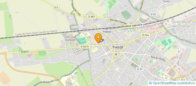 localisation de l'entreprise MADAME MARINE DESCHEEMAEKER  YVETOT