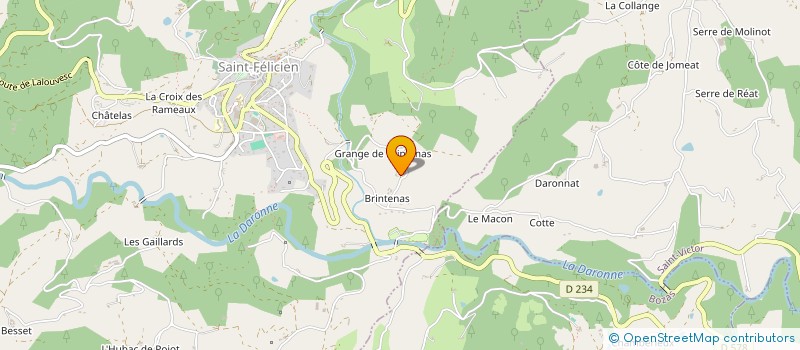 localisation de l'entreprise MADAME MARINE DESCOTE  SAINT-FELICIEN