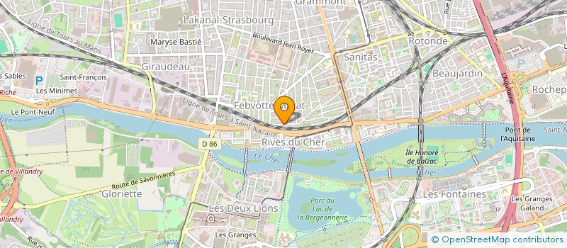 localisation de l'entreprise MADAME MARINE DESENCLOS  TOURS