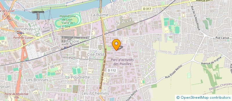 localisation de l'entreprise MADAME MARINE DESEUR à DECINES-CHARPIEU