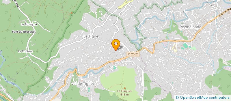 localisation de l'entreprise MADAME MARINE DESMAZIERES à LE TIGNET