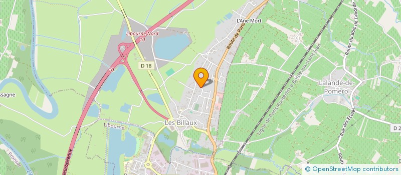 localisation de l'entreprise MADAME MARINE DESMIER  LES BILLAUX