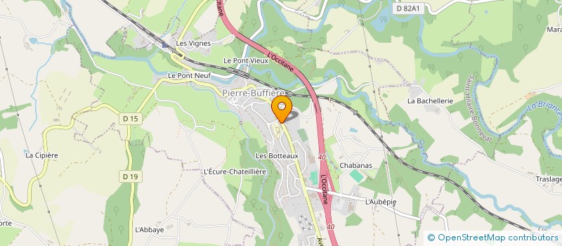 localisation de l'entreprise MADAME MARINE DEVALOIS  PIERRE-BUFFIERE