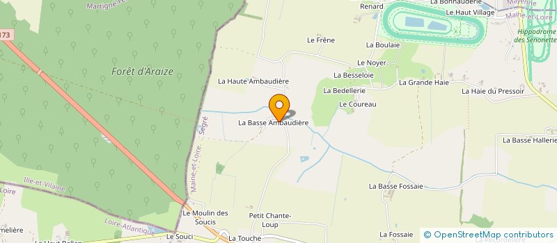 localisation de l'entreprise MADAME MARINE DEZOTEUX à OMBREE D'ANJOU