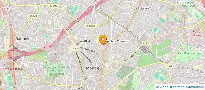 localisation de l'entreprise MADAME MARINE DILLARD à MONTREUIL