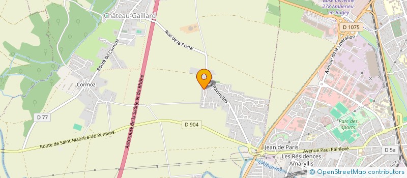 localisation de l'entreprise MADAME MARINE DIOT  CHATEAU-GAILLARD