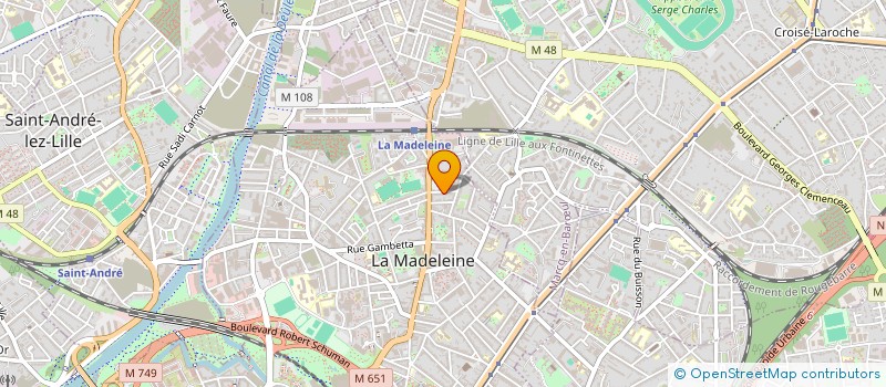 localisation de l'entreprise MADAME MARINE DOMENGER  LILLE