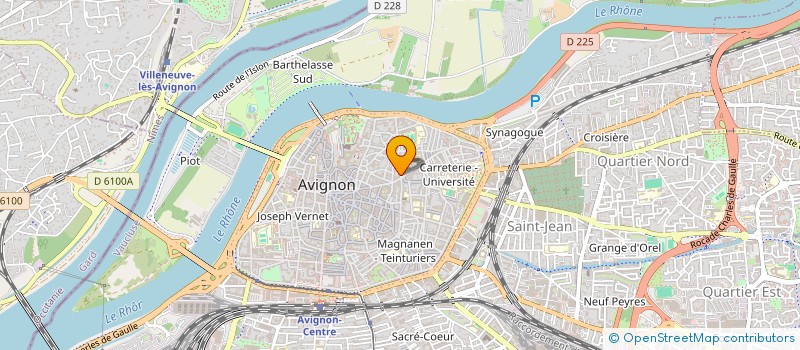 localisation de l'entreprise MADAME MARINE DOMINGUEZ  AVIGNON