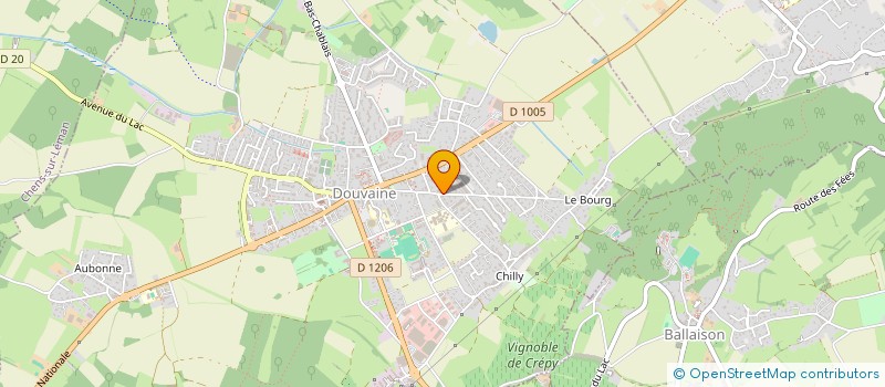 localisation de l'entreprise MADAME MARINE DORFLEIN  DOUVAINE