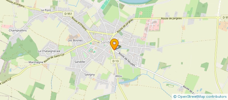 localisation de l'entreprise MADAME MARINE DORVAL à VIENNE-EN-VAL