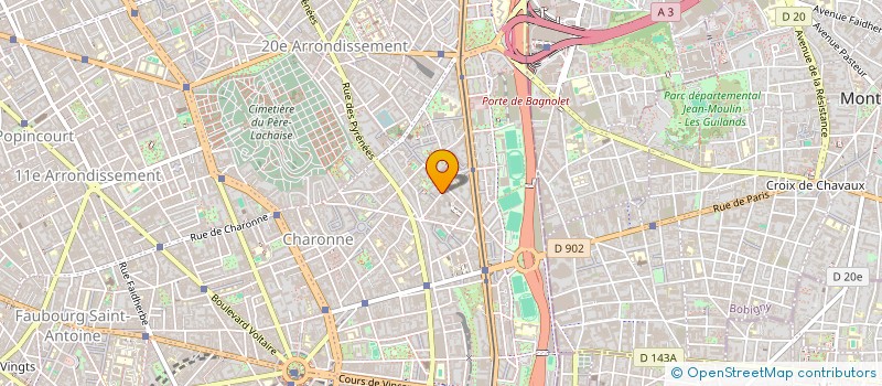 localisation de l'entreprise MADAME MARINE DOUMERGUE  PARIS