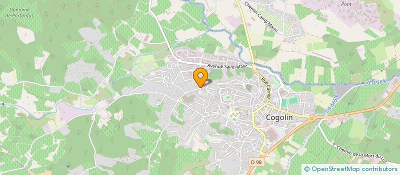 localisation de l'entreprise MADAME MARINE DRNOVSEK  COGOLIN