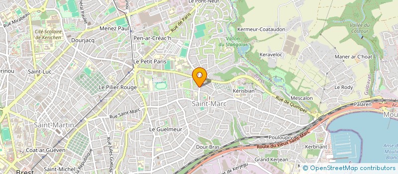 localisation de l'entreprise MADAME MARINE DROUET à BREST