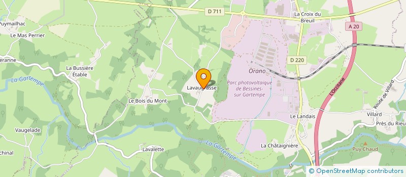 localisation de l'entreprise MADAME MARINE DU PUYTISON à SAINT-PARDOUX-LE-LAC