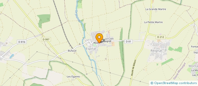 localisation de l'entreprise MADAME MARINE DUBOIS  ESPIRAT
