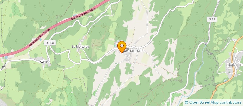 localisation de l'entreprise MADAME MARINE DUBOIS à SAINT-ALBAN