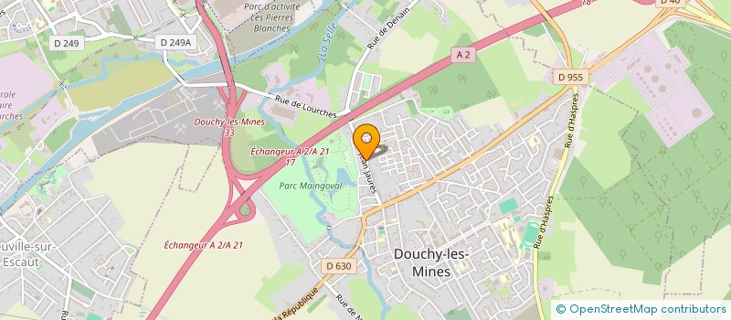 localisation de l'entreprise MADAME MARINE DUCARNE à DOUCHY-LES-MINES