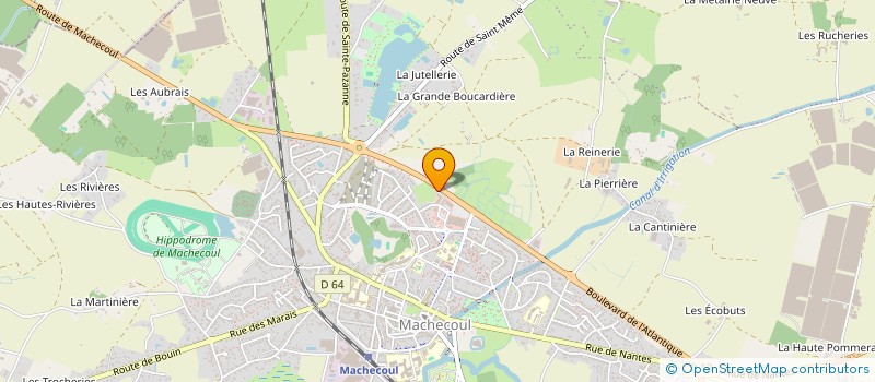 localisation de l'entreprise MADAME MARINE DUCHEMIN  MACHECOUL-SAINT-MEME