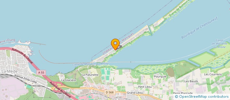 localisation de l'entreprise MADAME MARINE DUEZ  CHATEAUNEUF-LES-MARTIGUES