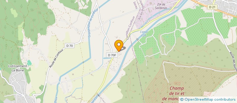 localisation de l'entreprise MADAME MARINE DUGABELLE  VERNEGUES