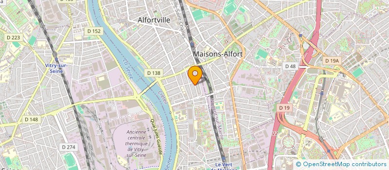 localisation de l'entreprise MADAME MARINE DUPE  ALFORTVILLE