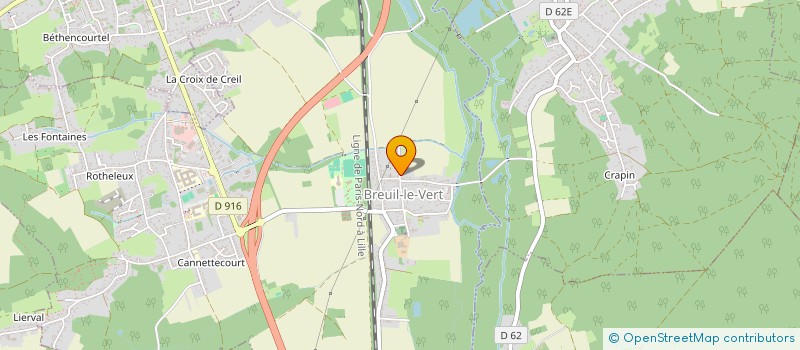 localisation de l'entreprise MADAME MARINE DUPONT  BREUIL-LE-VERT