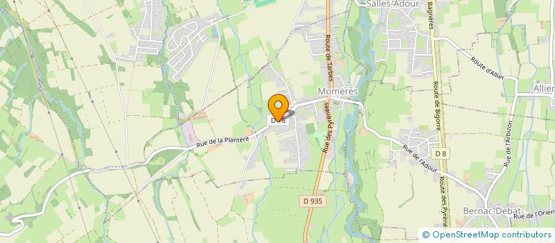 localisation de l'entreprise MADAME MARINE DUPOUEY  MOMERES