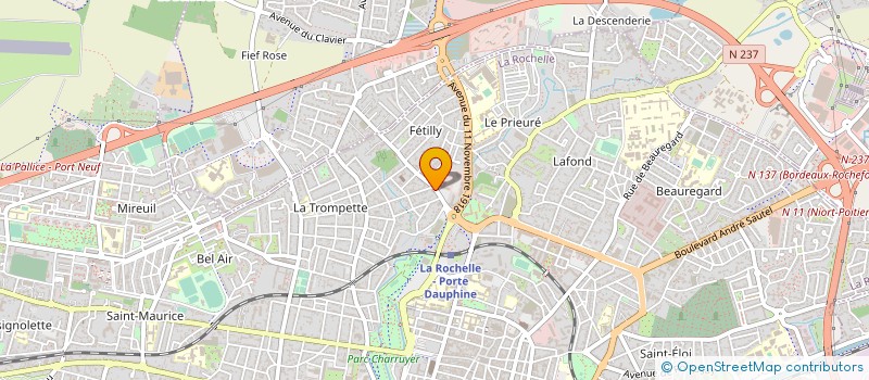 localisation de l'entreprise MADAME MARINE DUPRAT  LA ROCHELLE