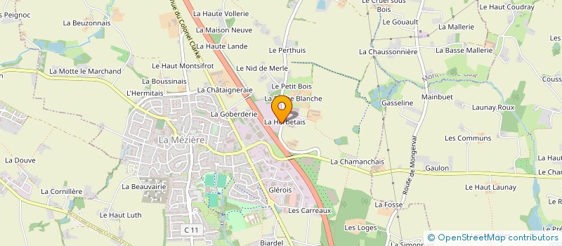 localisation de l'entreprise MADAME MARINE DUPREZ  LA MEZIERE