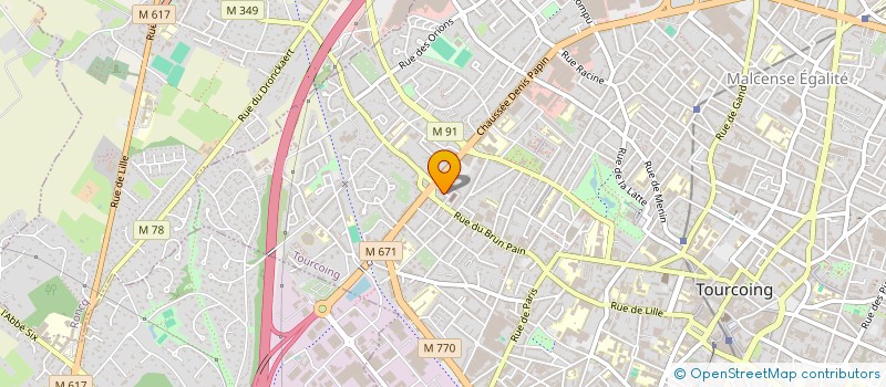 localisation de l'entreprise MADAME MARINE DUPUIS  TOURCOING