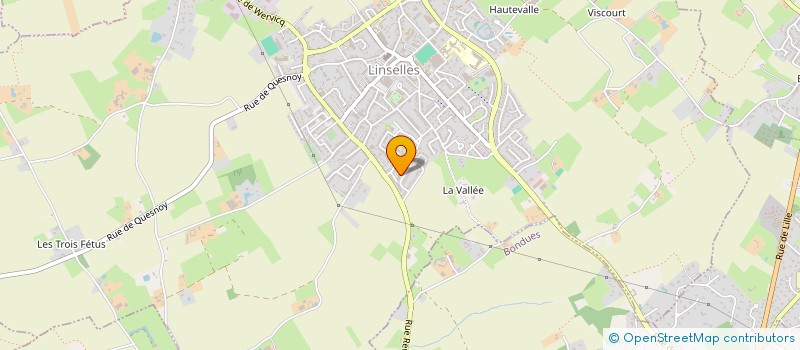 localisation de l'entreprise MADAME MARINE DUQUESNE  LINSELLES