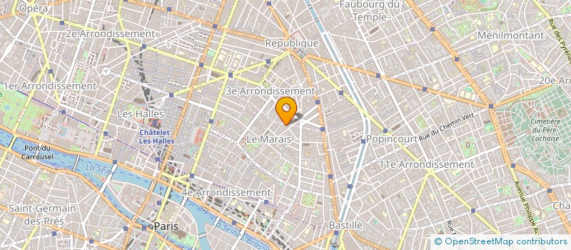 localisation de l'entreprise MADAME MARINE DUSSAULT à PARIS