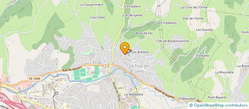 localisation de l'entreprise MADAME MARINE DUTOUR  LA TOUR-EN-JAREZ