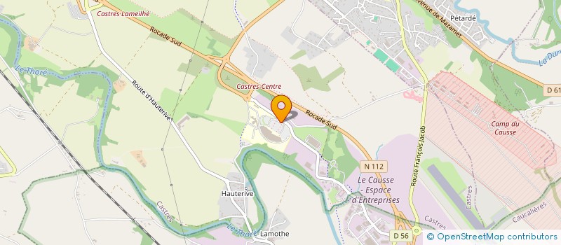 localisation de l'entreprise MADAME MARINE DUVAL ROUSSENNAC  CASTRES