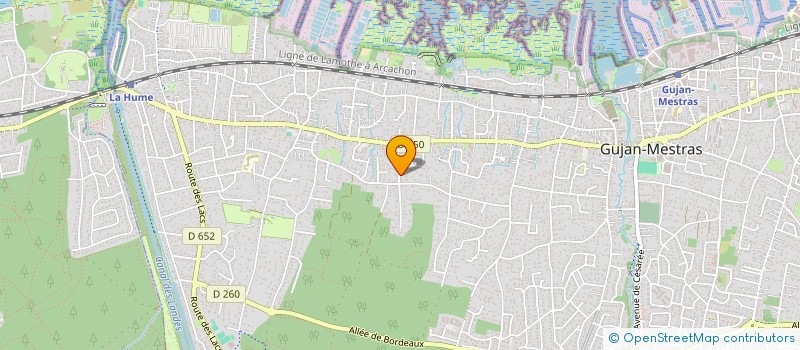 localisation de l'entreprise MADAME MARINE ELODIE SANDILLON-REZER  GUJAN-MESTRAS