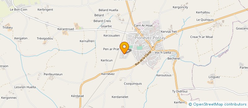 localisation de l'entreprise MADAME MARINE EMEDY  PLONEVEZ-PORZAY