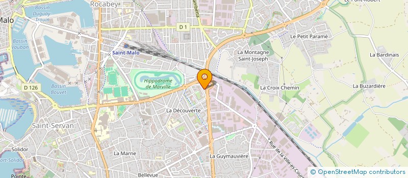 localisation de l'entreprise MADAME MARINE ESPERN  SAINT-MALO