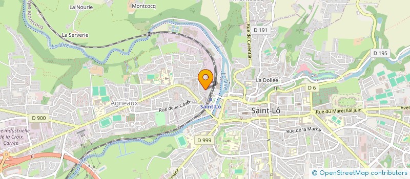 localisation de l'entreprise MADAME MARINE EURY  SAINT-LO