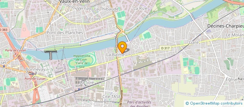 localisation de l'entreprise MADAME MARINE EVAIN  VAULX-EN-VELIN