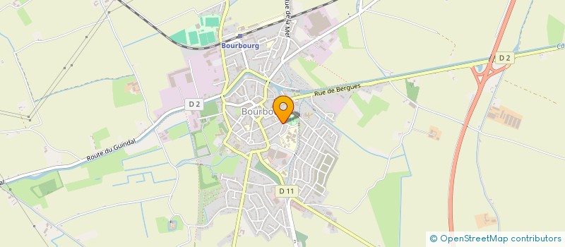 localisation de l'entreprise MADAME MARINE EVRARD  BOURBOURG