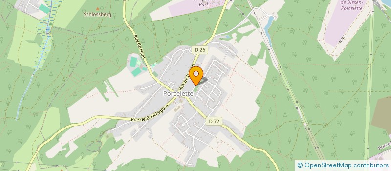 localisation de l'entreprise MADAME MARINE EWERHARDY  PORCELETTE