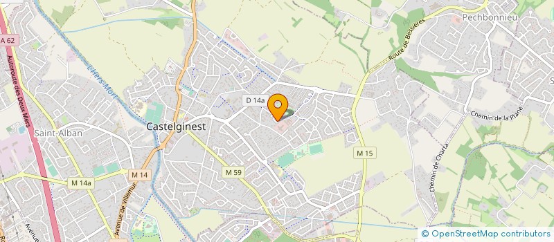 localisation de l'entreprise MADAME MARINE FACCHINI  CASTELGINEST